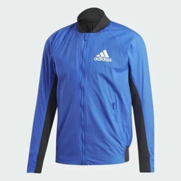 adidas FL3590 Men's Size Small Blue Light Multi Sport Full Zip Jacket $90 - Picture 1 of 8